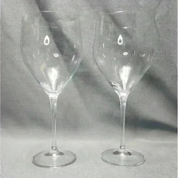 Chrystalite Bohemia Sitta Wine Glass Crystal Barware 25 oz Toasting Glasses Pair - Picture 2 of 5